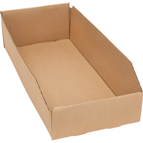 Deep Corrugated Parts Bins, 7-3/4" W x 17-1/4" D x 4-1/2" H, Beige Advanced Consulting and Training Ltd.