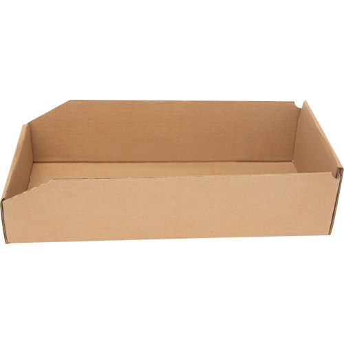 Deep Corrugated Parts Bins, 7-3/4" W x 17-1/4" D x 4-1/2" H, Beige Advanced Consulting and Training Ltd.
