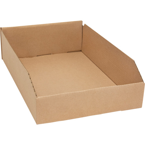 Deep Corrugated Parts Bins, 11-3/4" W x 17-1/4" D x 4-1/2" H, Beige Advanced Consulting and Training Ltd.