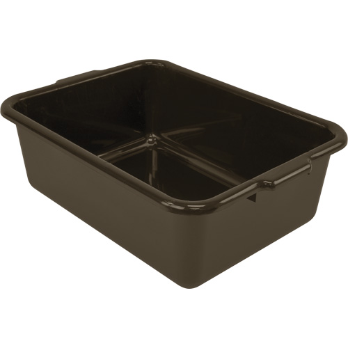 Bac d'entreposage tout usage &agrave; fond plat, 7" ha x 15" p x 21" lo, Plastique, Brun Advanced Consulting and Training Ltd.