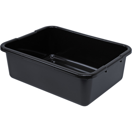 Bac d'entreposage tout usage &agrave; fond rainur&eacute;, 7" ha x 15" p x 21" lo, Plastique, Noir Advanced Consulting and Training Ltd.