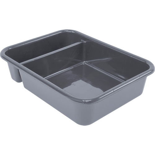 Bac d'entreposage tout usage &agrave; compartiment, 5" ha x 15" p x 20" lo, Plastique, Gris Advanced Consulting and Training Ltd.