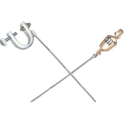 Light-Duty Bonding & Grounding Wire Assemblies - Alligator Clip & Small C-Clamps Advanced Consulting and Training Ltd.