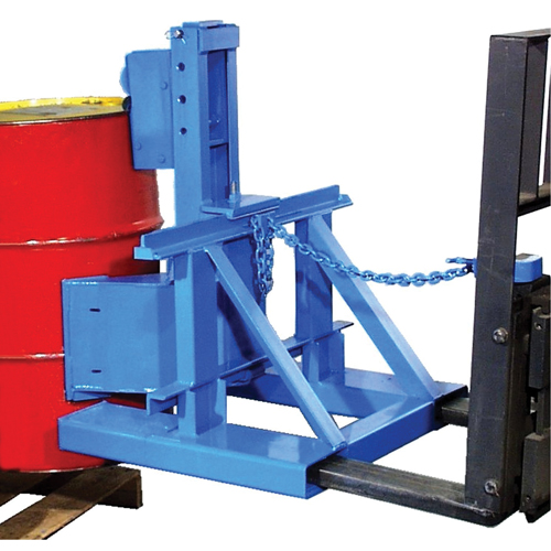 Manipulateur de barils MORSPEED 1500 pour chariot &eacute;l&eacute;vateur, Pour 55 gal. US (45 gal. imp.) Advanced Consulting and Training Ltd.