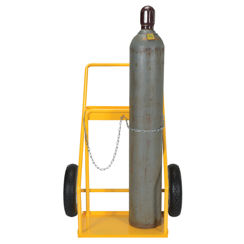 Gas Cylinder Cart, Rubber Wheels, 22" W x 14-1/8" L Base, 250 lbs. Advanced Consulting and Training Ltd.