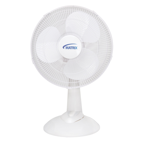 Ventilateur oscillant &agrave; boutons-poussoirs pour bureau, Diam&egrave;tre 12", 3 vitesses Advanced Consulting and Training Ltd.