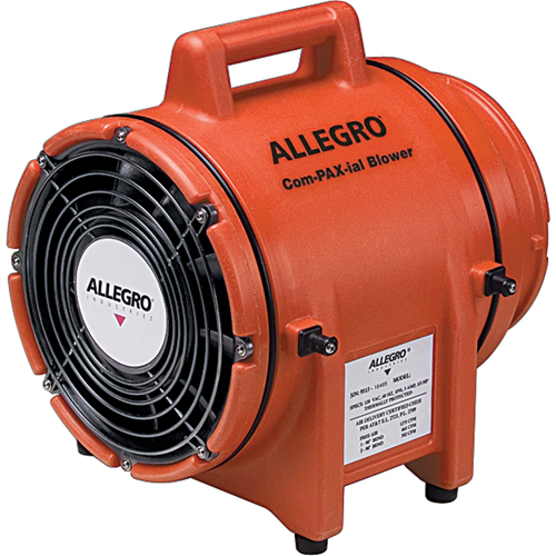 Ventilateurs COM-PAX-IAL en plastique de 8" ALLEGRO INDUSTRIES, 1/3 CV, 900 pi³/min, Antid&eacute;flagrant Advanced Consulting and Training Ltd.