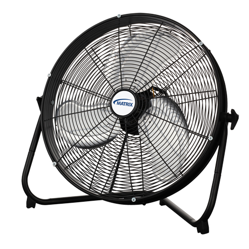 High Velocity Floor Fan, Commercial, 3 Speed, 20" Diameter Advanced Consulting and Training Ltd.