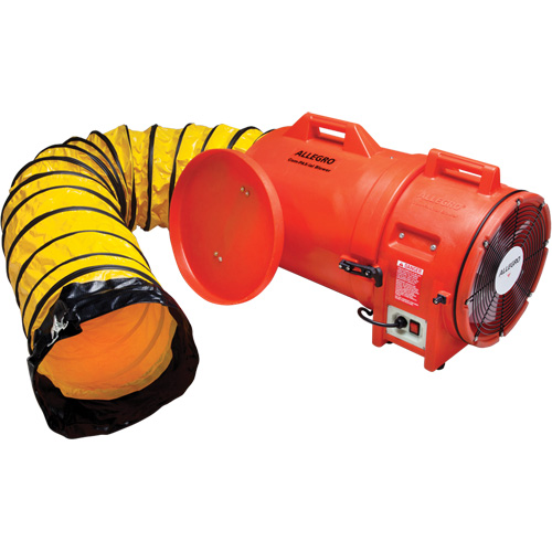 ALLEGRO INDUSTRIES Blower with Canister & Ducting, 1 HP, 1842 CFM Advanced Consulting and Training Ltd.
