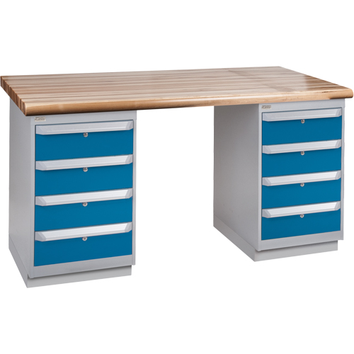 Heavy-Duty Workbench, Dual Drawers, 1500 lbs. Cap., 72" W x 30" D, 34" H Advanced Consulting and Training Ltd.