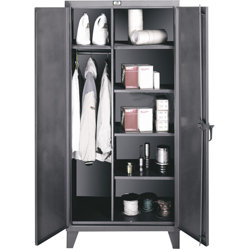 Armoires de rangement/penderies, Acier, 60" la x 24" p x 72" h, Gris Advanced Consulting and Training Ltd.