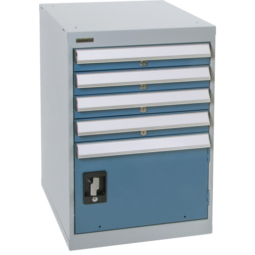 &eacute;tabli sur pi&eacute;destal avec une porte & quatre tiroirs, 4 Tiroirs, 18" la x 21" p x 28" h Advanced Consulting and Training Ltd.