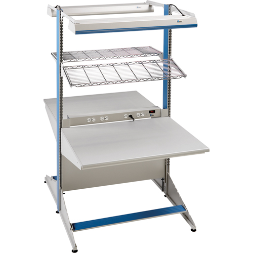 Arlink Preconfigured Workstation, 36" W x 56" D x 84" H, Double Sided Corner Add-On Advanced Consulting and Training Ltd.