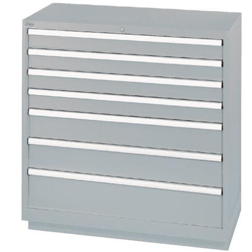 Armoires de rangement avec tiroirs, 7 tiroirs, 40-1/4" la x 22-1/2" p x 41-3/4" h, Gris Advanced Consulting and Training Ltd.