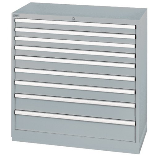 Armoires de rangement avec tiroirs, 9 tiroirs, 40-1/4" la x 22-1/2" p x 41-3/4" h, Gris Advanced Consulting and Training Ltd.