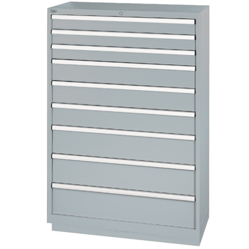 Armoires de rangement avec tiroirs, 9 tiroirs, 40-1/4" la x 22-1/2" p x 59-1/2" h, Gris Advanced Consulting and Training Ltd.