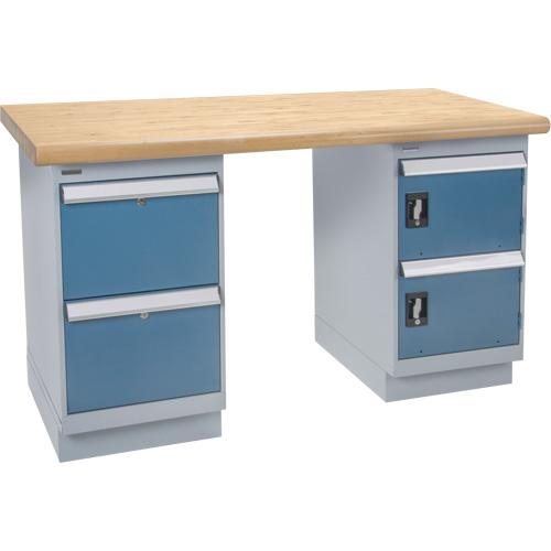 Workbench, Door & Drawers, 2500 lbs. Cap., 60" W x 36" D, 34" H Advanced Consulting and Training Ltd.