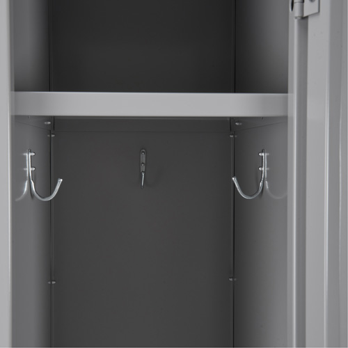 Clean Line Lockers, 3 -tier, Bank of 4, 48" x 18" x 82", Steel, Beige, Rivet (Assembled) Advanced Consulting and Training Ltd.