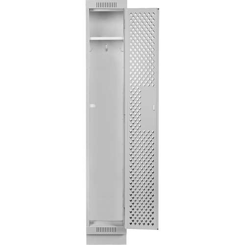 Casiers Clean Line, 12" x 18" x 76", Acier, Gris, Rivet (assembl&eacute;), Perfor&eacute; Advanced Consulting and Training Ltd.