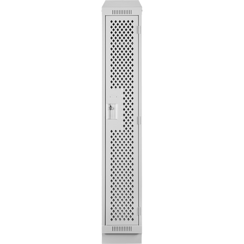 Clean Line Lockers, 12" x 12" x 82", Steel, Grey, Rivet (Assembled), Perforated Advanced Consulting and Training Ltd.