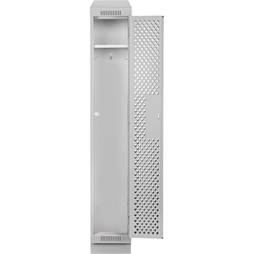 Clean Line Lockers, 12" x 12" x 82", Steel, Grey, Rivet (Assembled), Perforated Advanced Consulting and Training Ltd.