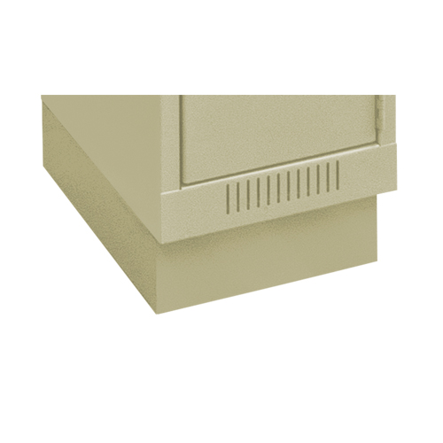 Clean Line Economy Lockers Recessed Base, 2 Banks, 4" H x 24" W x 18" D, Beige, Steel Advanced Consulting and Training Ltd.