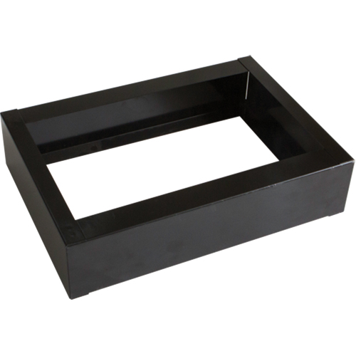 All-Welded Concorde - Heavy-Duty Lockers Recessed Base, 1 Banks, 4" H x 12" W x 17" D, Black, Steel Advanced Consulting and Training Ltd.