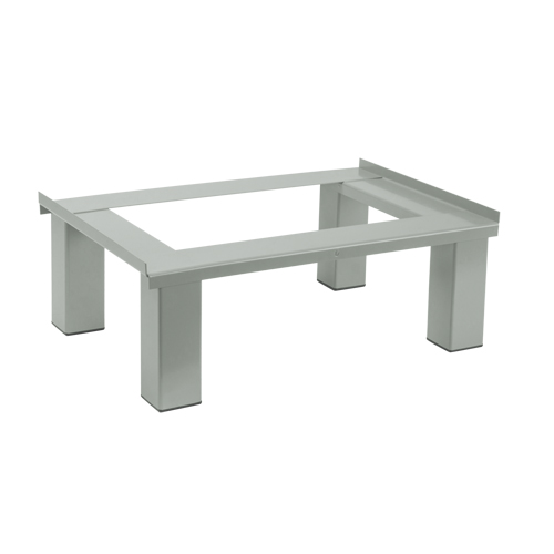 Free Standing Base, 4 Banks, 6" H x 48" W x 18" D, Grey, Steel Advanced Consulting and Training Ltd.