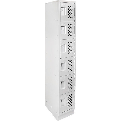 Petits casiers &eacute;conomiques assembl&eacute;s et perfor&eacute;s Clean Line, 6 niveaux, 18" x 72" x 12", Acier Advanced Consulting and Training Ltd.