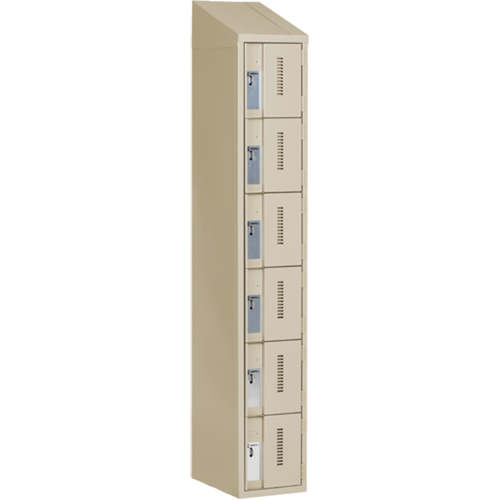Casiers robustes Concorde, 6 niveaux, 12" x 18" x 78", Acier, Beige, Soud&eacute; (assembl&eacute;) Advanced Consulting and Training Ltd.