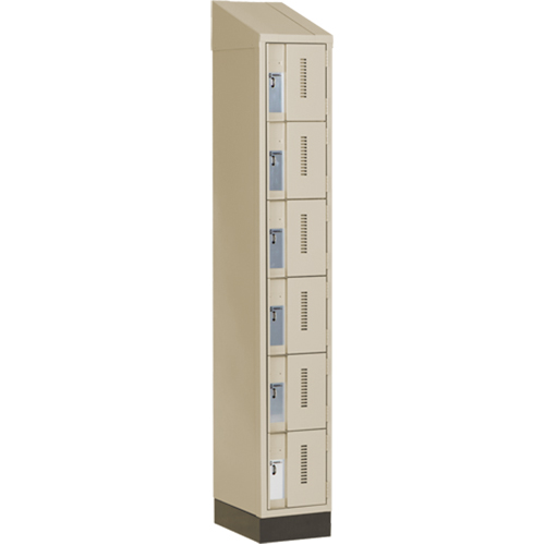 Casiers robustes Concorde, 6 niveaux, 12" x 18" x 82", Acier, Beige, Soud&eacute; (assembl&eacute;) Advanced Consulting and Training Ltd.