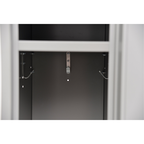 Lockers, 2 -tier, 12" x 18" x 72", Steel, Grey, Rivet (Assembled) Advanced Consulting and Training Ltd.