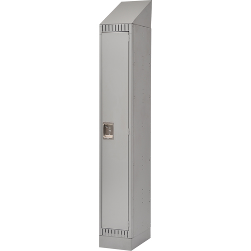 Assembled Lockers, 12" x 18" x 72", Steel, Grey, Rivet (Assembled) Advanced Consulting and Training Ltd.