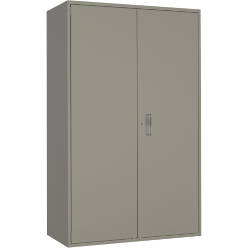 Extra Wide Hi-Boy Storage Cabinet, Steel, 4 Shelves, 72" H x 48" W x 24" D, Grey Advanced Consulting and Training Ltd.