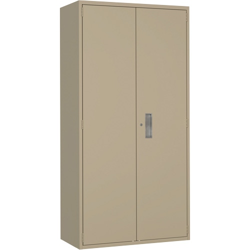 Armoire garde-robe, Acier, 36" la x 18" p x 72" h, Beige Advanced Consulting and Training Ltd.