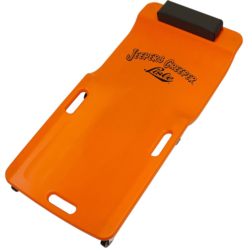 Neon Orange Low Profile Plastic Creeper Advanced Consulting and Training Ltd.