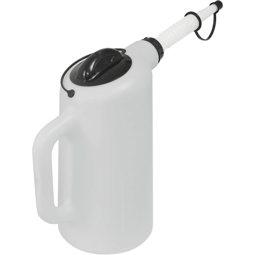 Oil Dispenser with Lid & Cap, Plastic, 8 qt Capacity Advanced Consulting and Training Ltd.