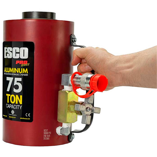 Heavy-Duty Hydraulic Cylinder, 6" Stroke, 75 Ton(s) Capacity, 10000 PSI Advanced Consulting and Training Ltd.