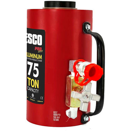 Heavy-Duty Hydraulic Cylinder, 6" Stroke, 75 Ton(s) Capacity, 10000 PSI Advanced Consulting and Training Ltd.