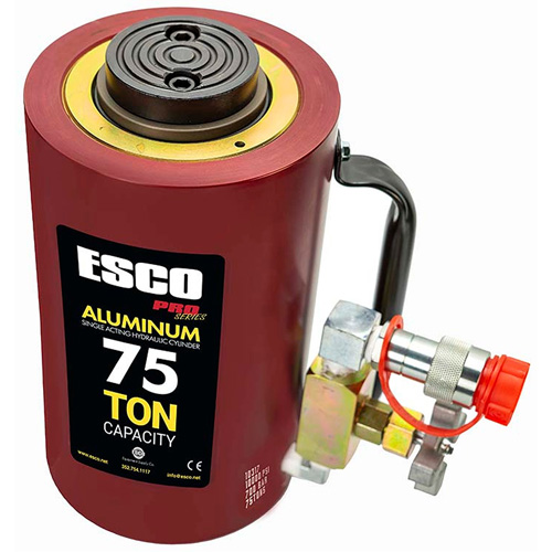 Heavy-Duty Hydraulic Cylinder, 6" Stroke, 75 Ton(s) Capacity, 10000 PSI Advanced Consulting and Training Ltd.