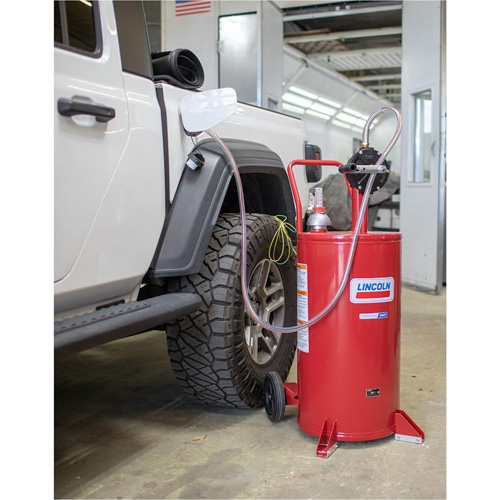 Chariot &agrave; carburant en acier de 25 gallons avec pompe rotative bidirectionnelle Advanced Consulting and Training Ltd.