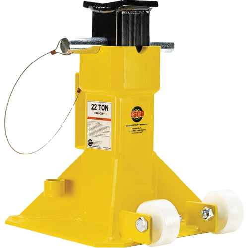 EZ-Wheel Jack Stand, Locking Pin, 22 Tons Capacity, 13-1/2" - 20" H Advanced Consulting and Training Ltd.