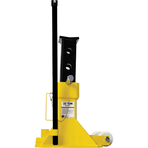 EZ-Wheel Jack Stand, Locking Pin, 22 Tons Capacity, 13-1/2" - 20" H Advanced Consulting and Training Ltd.