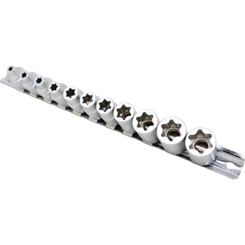 Jeu de douilles Flat-Cut E-"Star", 11 Morceaux, Prise de 3/8" Advanced Consulting and Training Ltd.