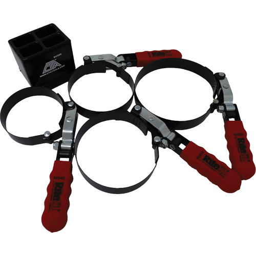 Ensemble de 4 cl&eacute;s pour filtre &agrave; huile avec support Advanced Consulting and Training Ltd.