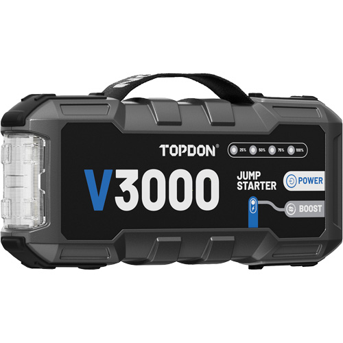 Survolteur, banque d'alimentation et lampe de poche V3000 Advanced Consulting and Training Ltd.