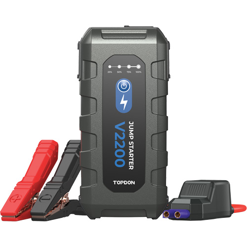Survolteur, banque d'alimentation et lampe de poche V2200 Advanced Consulting and Training Ltd.