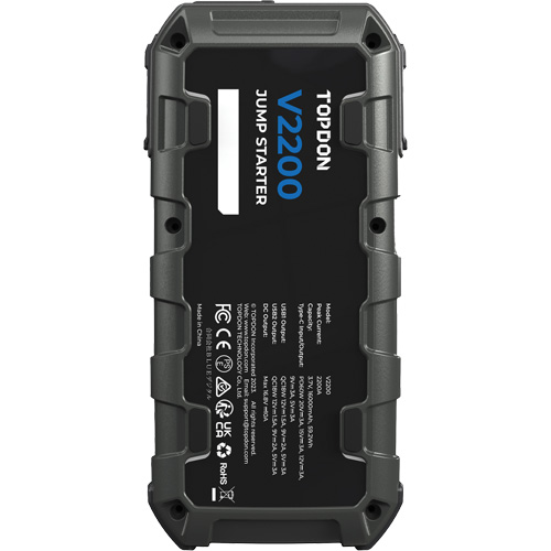 Survolteur, banque d'alimentation et lampe de poche V2200 Advanced Consulting and Training Ltd.