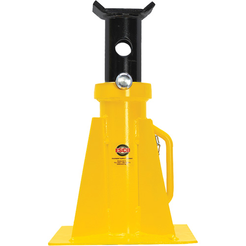 Pin Style Jack Stand, Locking Pin, 25 tons Capacity, 15-3/4" - 26-3/4" H Advanced Consulting and Training Ltd.