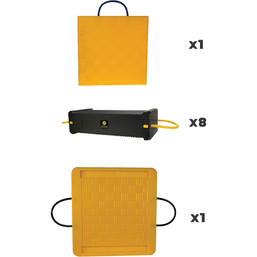 10-Piece CribLok Composite Cribbing System Kit Advanced Consulting and Training Ltd.